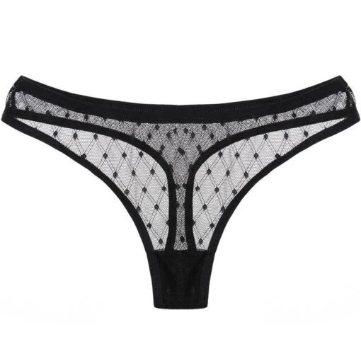 Tanga Transp Spitze -Mode Dessous Geschäft tanga transp encaje pasarelle 7