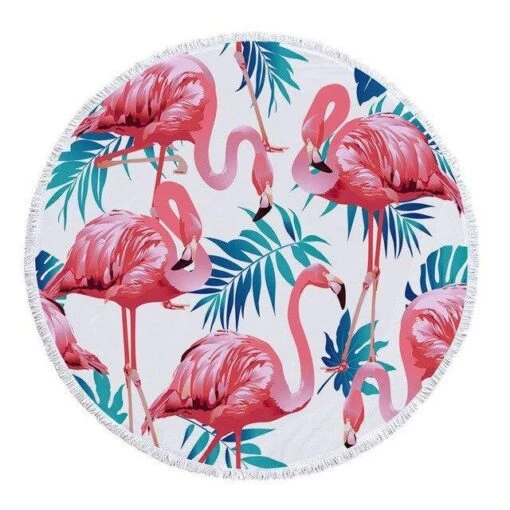 Flamingo Zin Strandhandtuch -Mode Dessous Geschäft toalla de playa flamenco zin pasarelle default title 586064