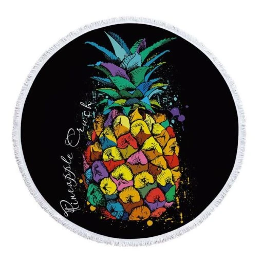 Ananas NG Strandhandtuch -Mode Dessous Geschäft toalla de playa pina ng pasarelle 267943