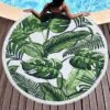 Grüne Blätter Strandhandtuch -Mode Dessous Geschäft toalla de playa verde hojas pasarelle 713354
