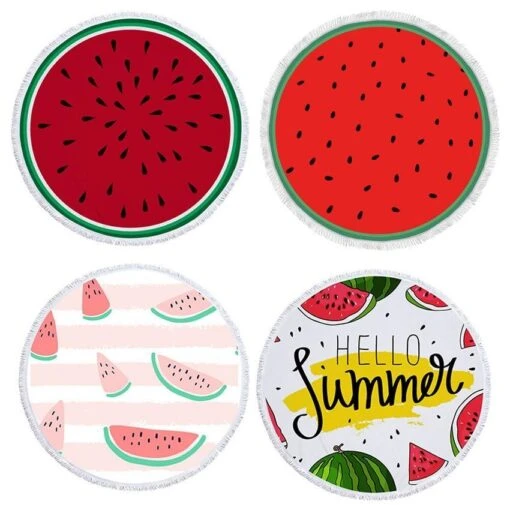 Strandhandtuch Wassermelone -Mode Dessous Geschäft toallas de sandias pasarelle 1