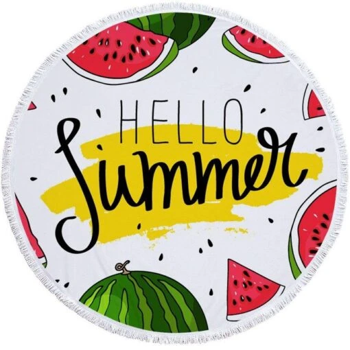 Strandhandtuch Wassermelone -Mode Dessous Geschäft toallas de sandias pasarelle 3