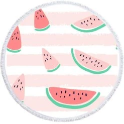 Strandhandtuch Wassermelone -Mode Dessous Geschäft toallas de sandias pasarelle 4