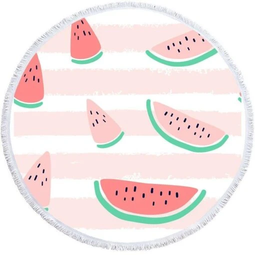 Strandhandtuch Wassermelone -Mode Dessous Geschäft toallas de sandias pasarelle 4