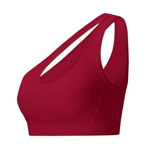 Oberteil Mit Nackter Schulter -Mode Dessous Geschäft top con hombro descubierto pasarelle rojo l 588695