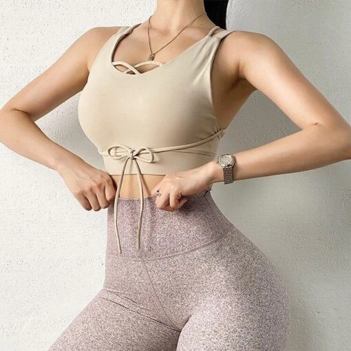 Oberes Etikett -Mode Dessous Geschäft top label pasarelle caqui l 412035